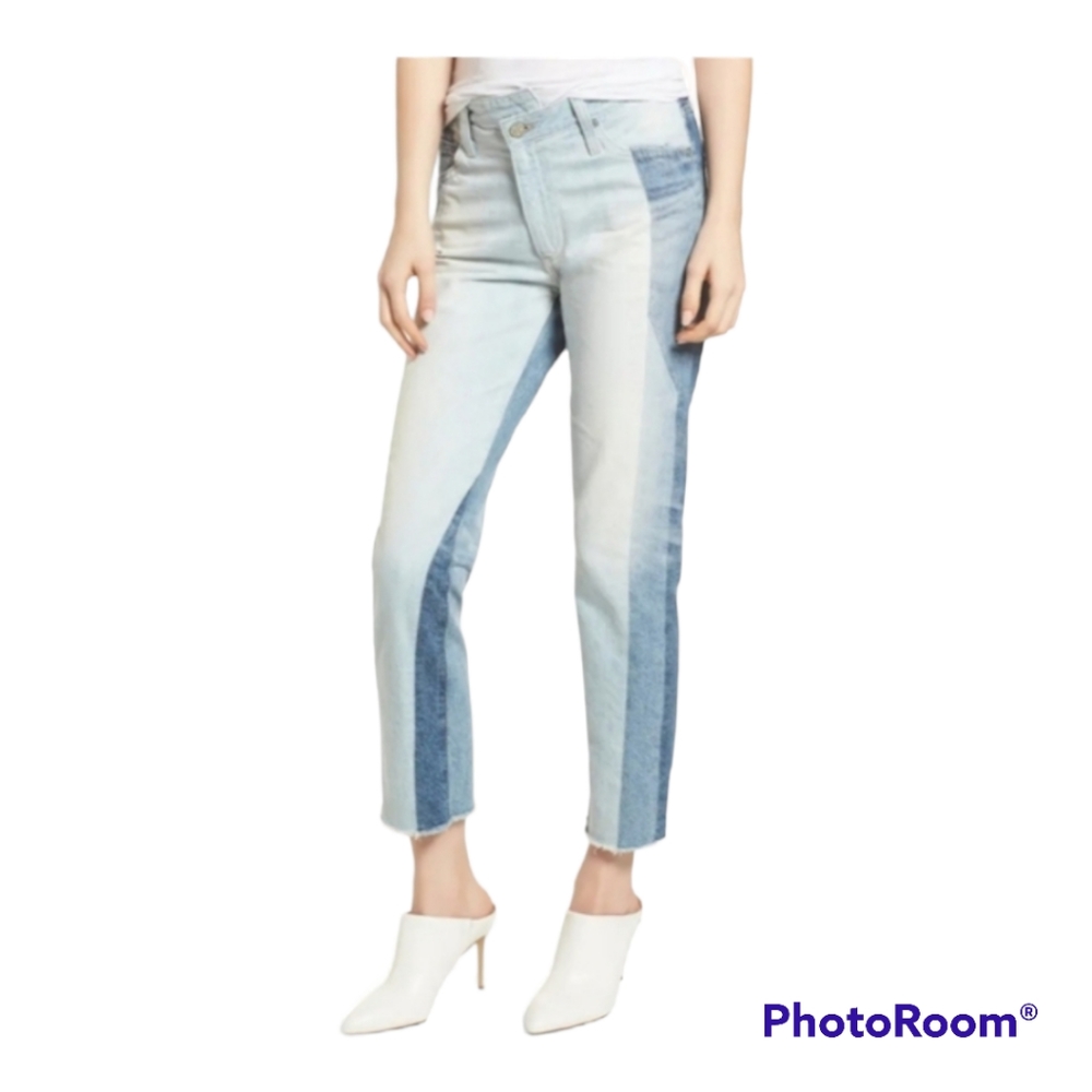 AG ED Denim The Isabelle High Rise Straight Leg Crop size 28 Jeans NWT
